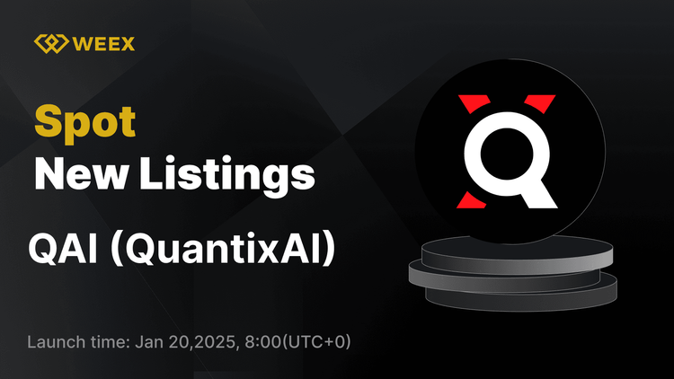 QuantixAI (QAI) Now Listed on WEEX – QAI USDT Pair Trading Opens